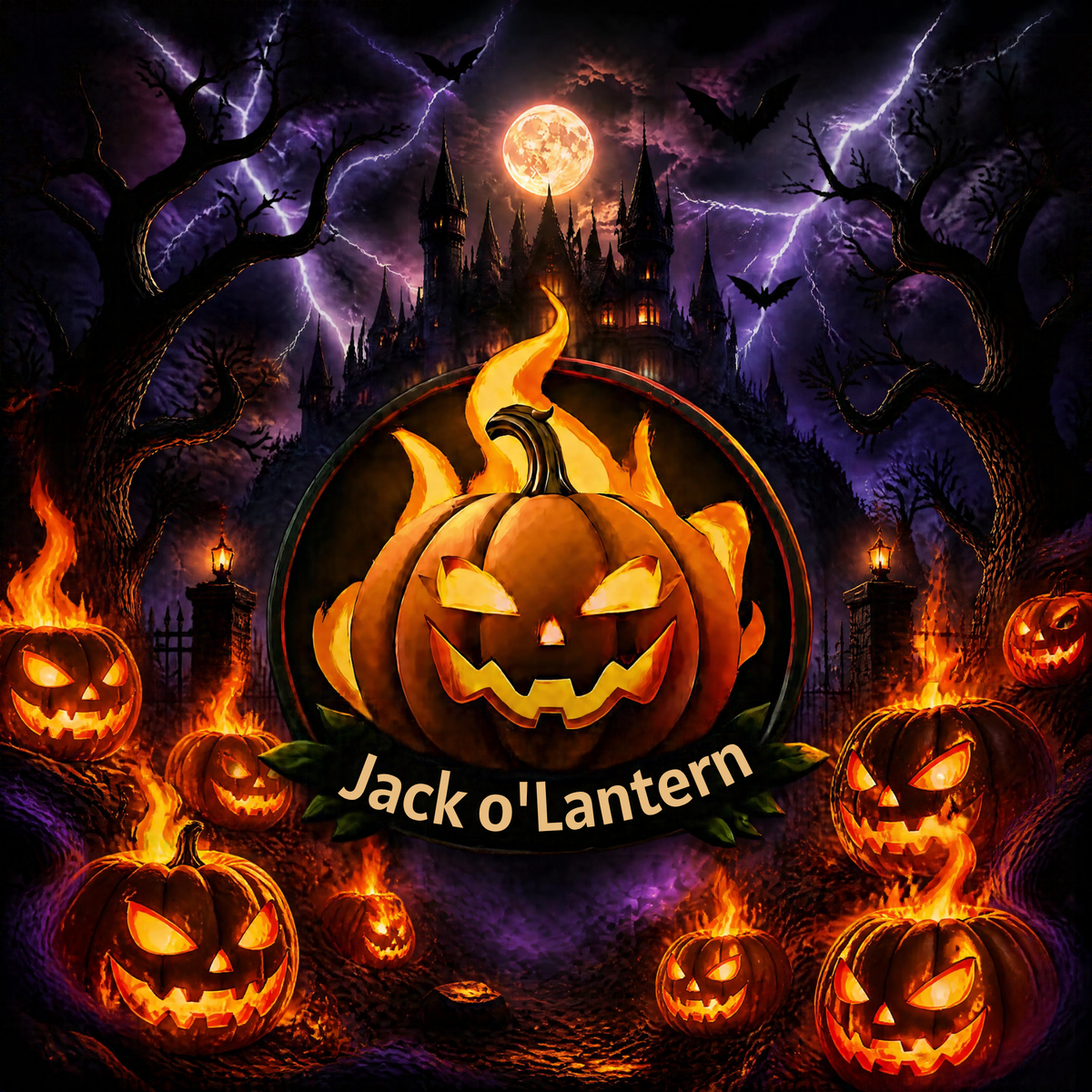 Jack o' Lantern mousemat