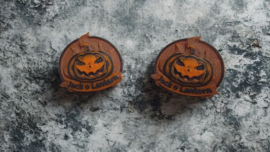 Jack o' Lantern Lapel pin